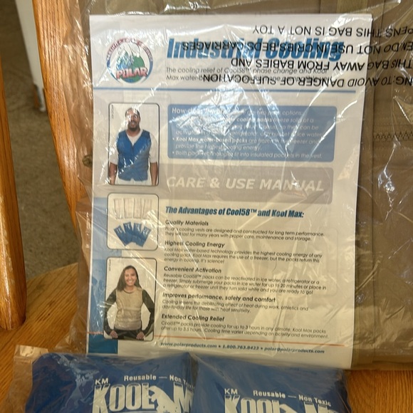 Polar Products Kool Max adjustable front zip cooling vest size XXL - Picture 11 of 12